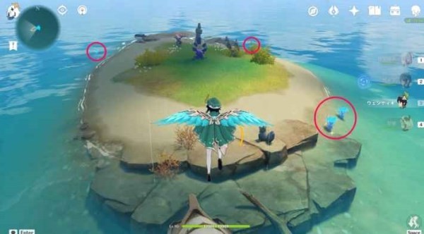 《原神》3.7枫原万叶突破材料收集方法 海灵芝收集路线