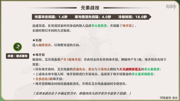 《原神》艾尔海森一图流培养指南