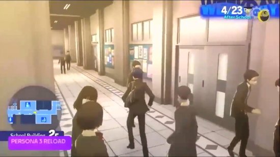 浓浓的《P5》味！《女神异闻录3：Reload》新游戏片段泄露