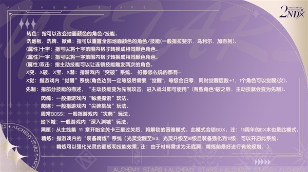 《白夜极光》常见术语黑话分享
