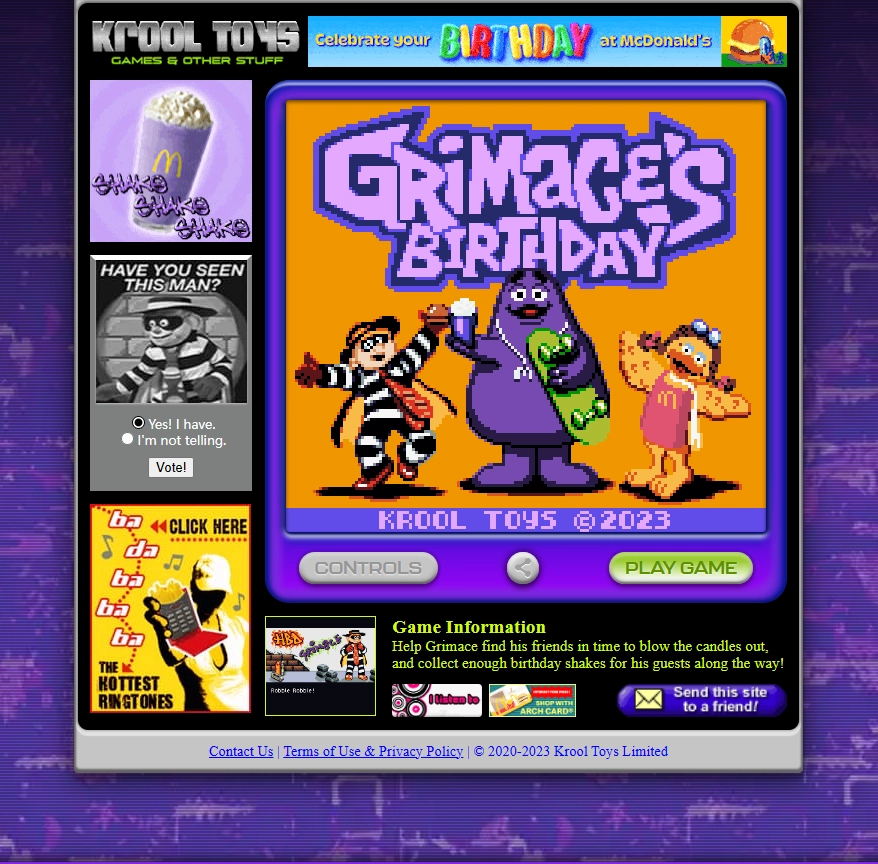 GrimaceBirthday在哪玩 麦当劳GrimaceBirthday游玩地址