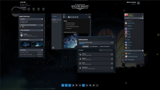 Steam客户端更新！新增笔记功能 改进游戏内页面