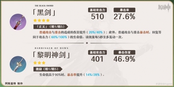 《原神》艾尔海森武器推荐   武器怎么选？