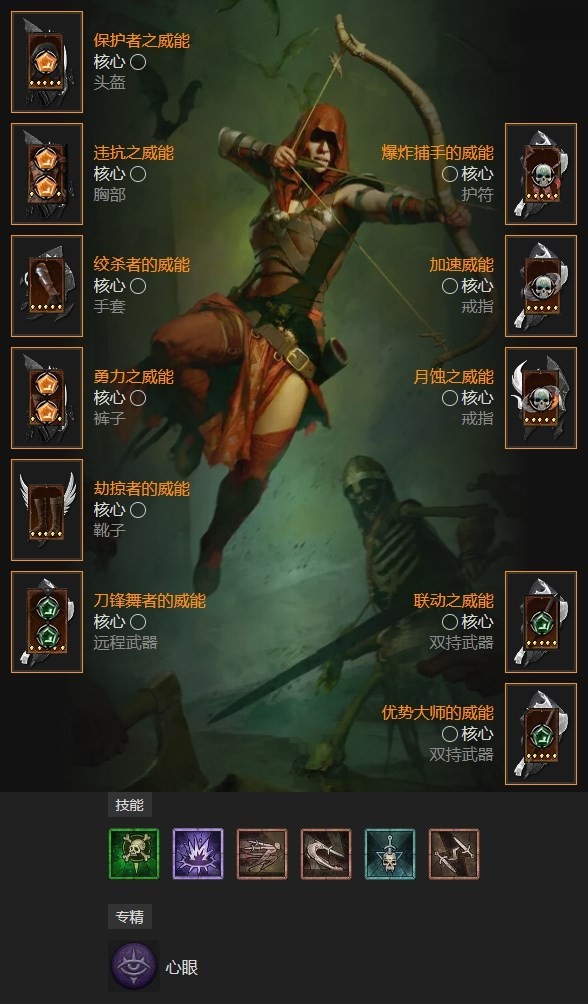 《暗黑破坏神4》索命陷阱游侠后期BD配装及加点分享 游侠后期强力BD推荐