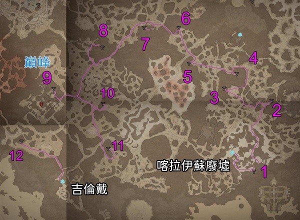 暗黑4干燥平原莉莉丝祭坛位置与路线分享