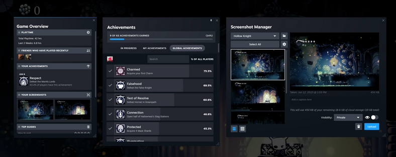 Steam桌面客户端测试版更新:新增笔记、在游戏中固定窗口功能
