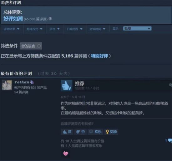 超级英雄必买清单：蜘蛛侠系列Steam 67折