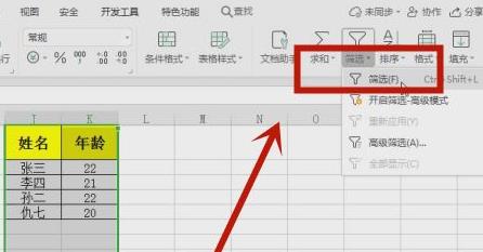 excel筛选出自己想要的数据方法 如何在excel中筛选出想要的数据