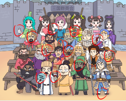 《疯狂梗传》三国大合照 三国大合照通关攻略