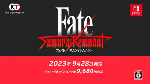 任天堂直面会：《Fate》RPG新作全新宣传片公开！