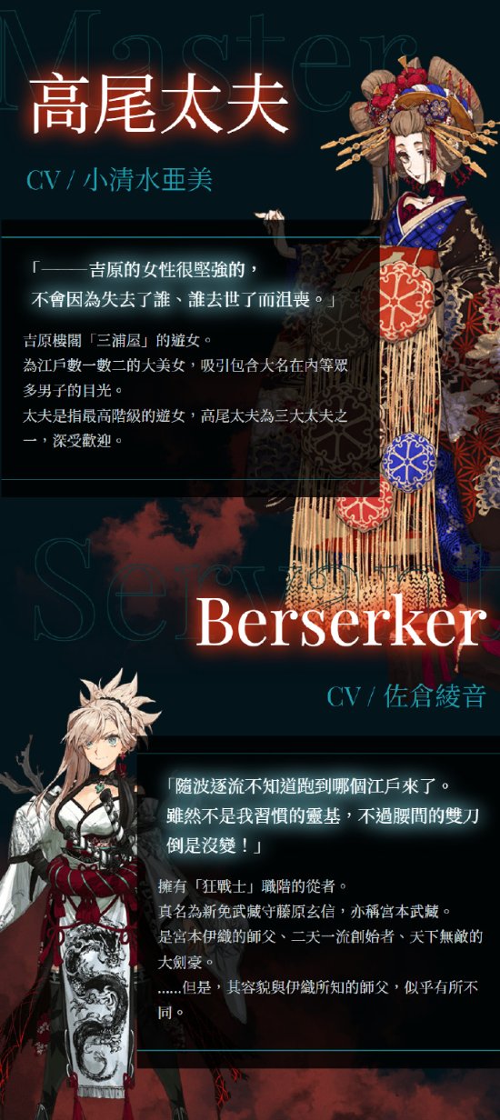 光荣《Fate/SR》中文介绍公开 郑成功也来圣杯战争