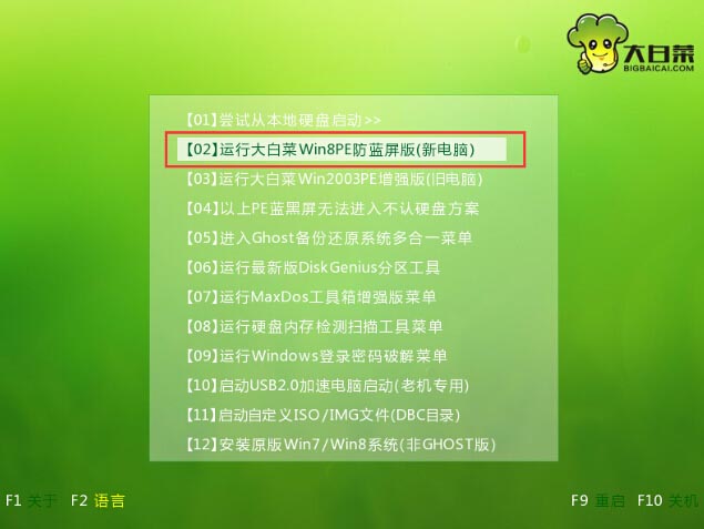 大白菜u盘怎么装系统 大白菜u盘怎么装系统win10