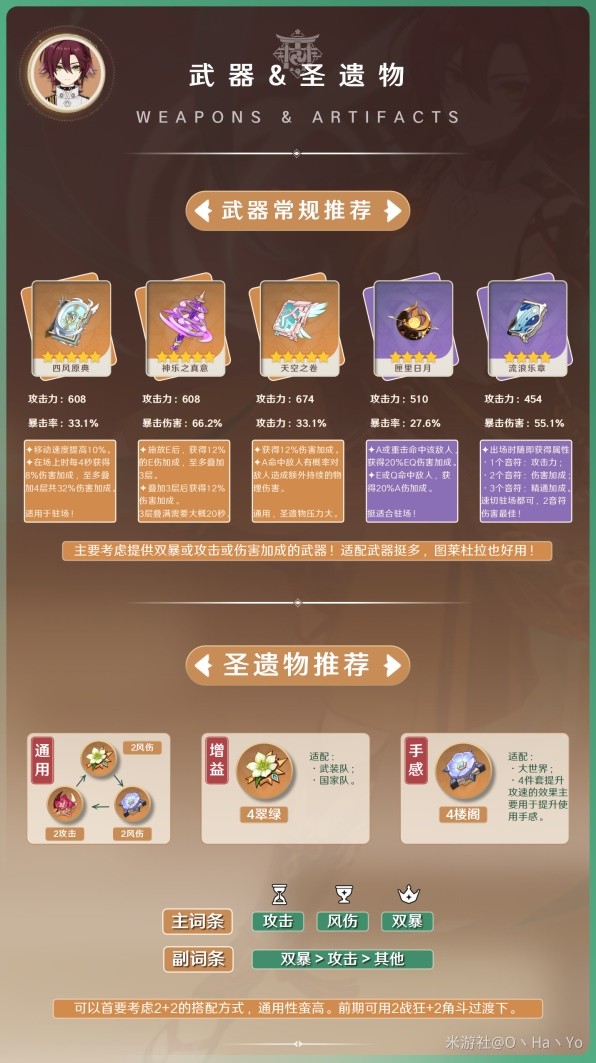 《原神》3.7版平藏出装与队伍搭配指南
