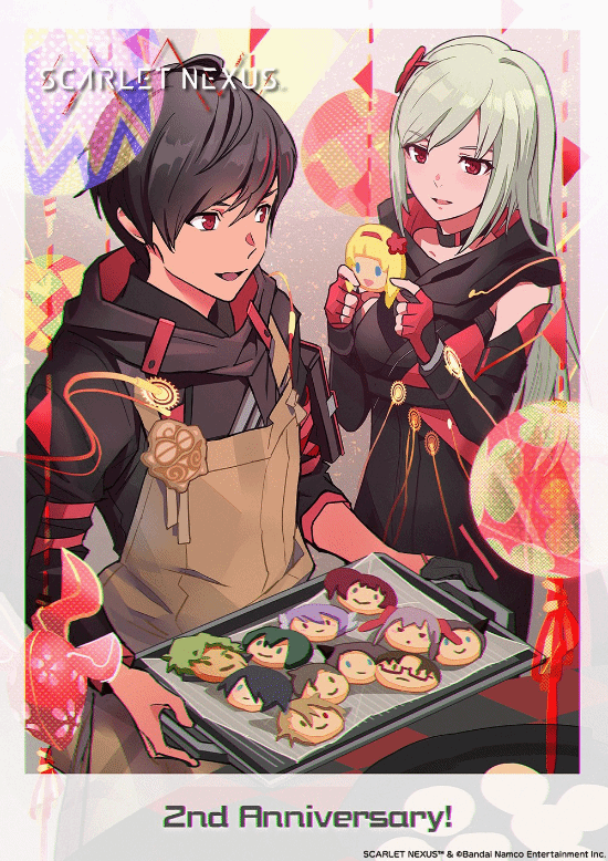 二次元ARPG《绯红结系》发售两周年 官方发贺图庆祝
