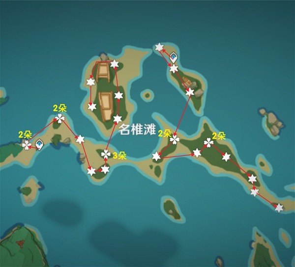 《原神》九条裟罗突破材料血斛采集路线