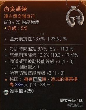 《暗黑破坏神4》野蛮人目盲先祖流BD分享