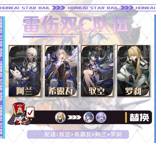 《崩坏星穹铁道》驭空队伍搭配解析
