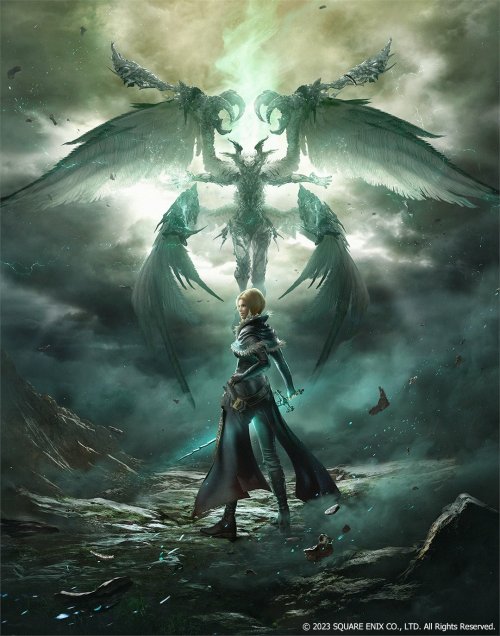 《FF16》角色CG艺术图：冷艳显化者贝妮迪塔