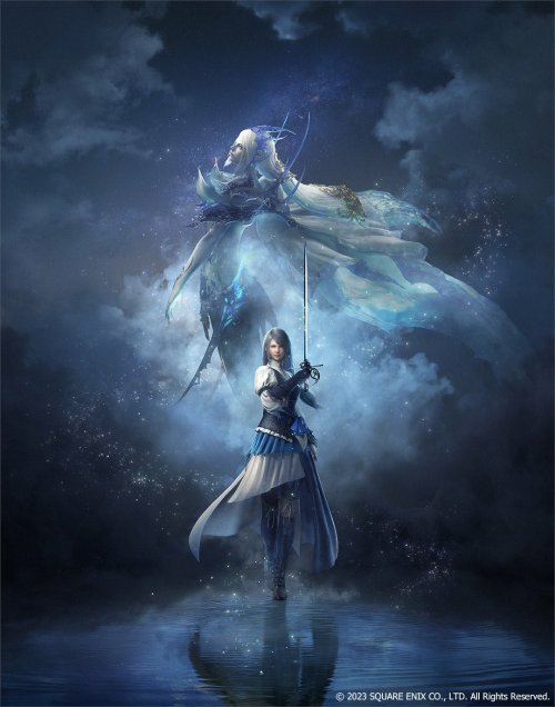 《FF16》角色CG艺术图：冷艳显化者贝妮迪塔