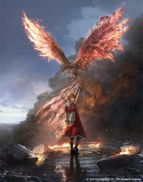 《FF16》角色CG艺术图：冷艳显化者贝妮迪塔