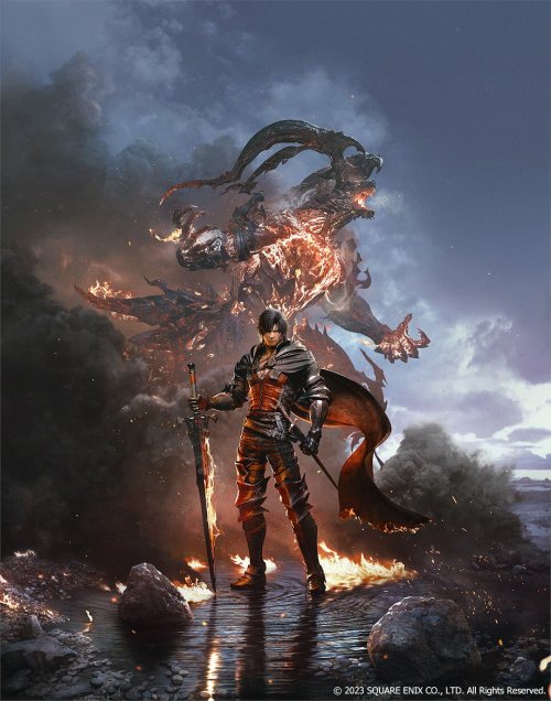 《FF16》角色CG艺术图：冷艳显化者贝妮迪塔