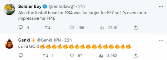 《FF16》6天卖300万份 玩家恭喜：PS5独占还能卖这么多！