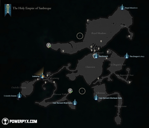 最终幻想16有哪些地图 ff16高清大地图一览