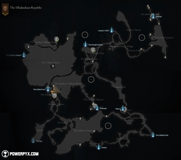最终幻想16有哪些地图 ff16高清大地图一览