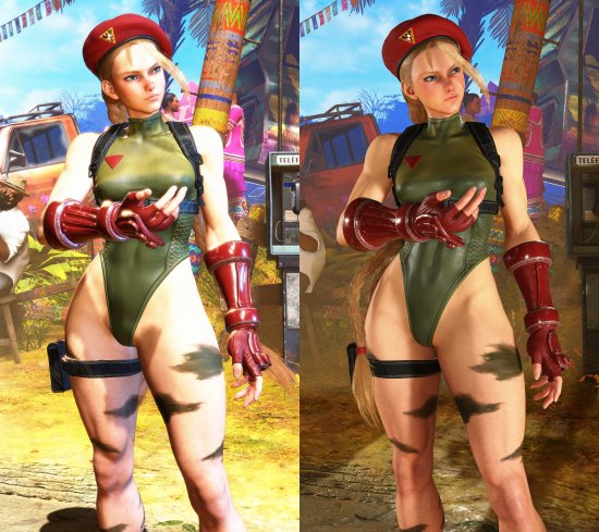 《街霸6》光照改进mod：角色纹理线条更加清晰