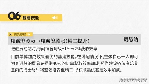 《明日方舟》狙击干员风笛测评 风笛强吗