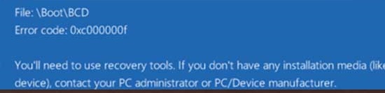 win10蓝屏winload.efi 0xc000000f怎么修复 winload.efi 0xc000000f错误