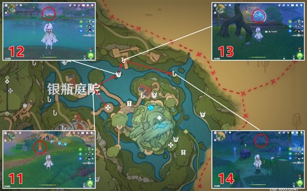 《原神》银瓶庭院东侧欢兴礼券收集教程