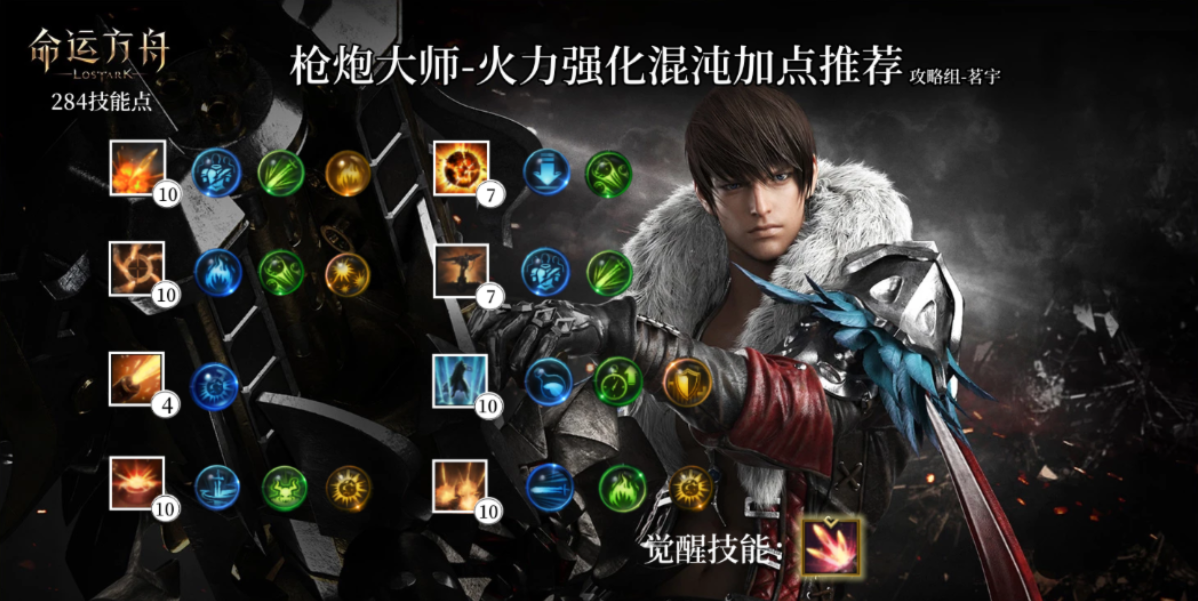 命运方舟枪炮大师刻印怎么选择 枪炮大师铭刻选择推荐
