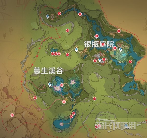 《原神》3.8琉形蜃境限时挑战位置汇总 琉形蜃境限时挑战在哪