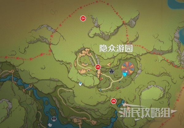 《原神》3.8琉形蜃境第二天新增限时挑战位置汇总 隐众游园限时挑战在哪