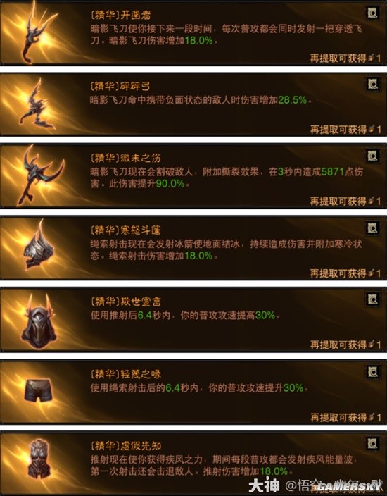 《暗黑破坏神：不朽》猎魔人3大强势输出流派分享