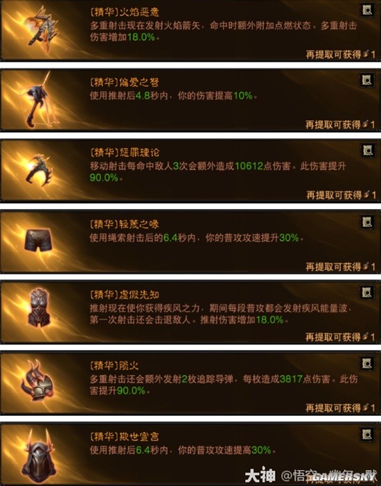 《暗黑破坏神：不朽》猎魔人3大强势输出流派分享