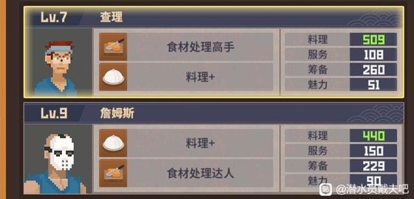 《潜水员戴夫》后期餐厅配置推荐