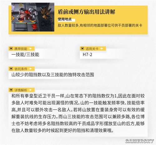 《明日方舟》近卫干员山测评 山强吗