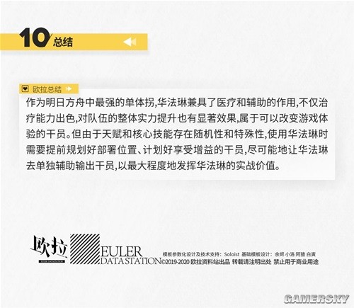 《明日方舟》医疗干员华法琳测评 华法琳强吗