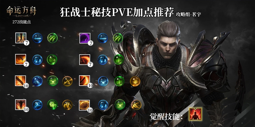 命运方舟狂战士刻印怎么选 狂战士铭刻选择推荐