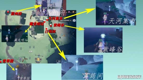 《幻塔》九域震州跑图攻略 震州跑图路线规划