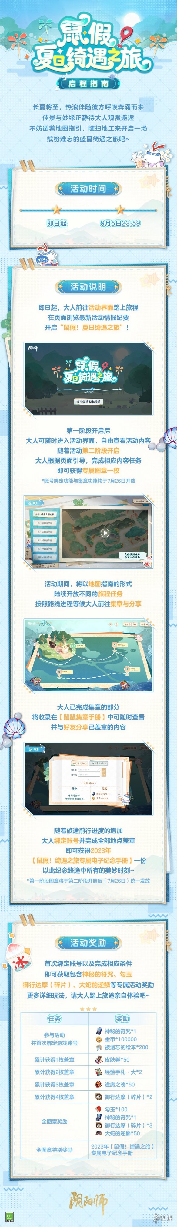 《阴阳师》鼠假夏日绮遇之旅活动介绍 鼠假夏日绮遇之旅活动地址