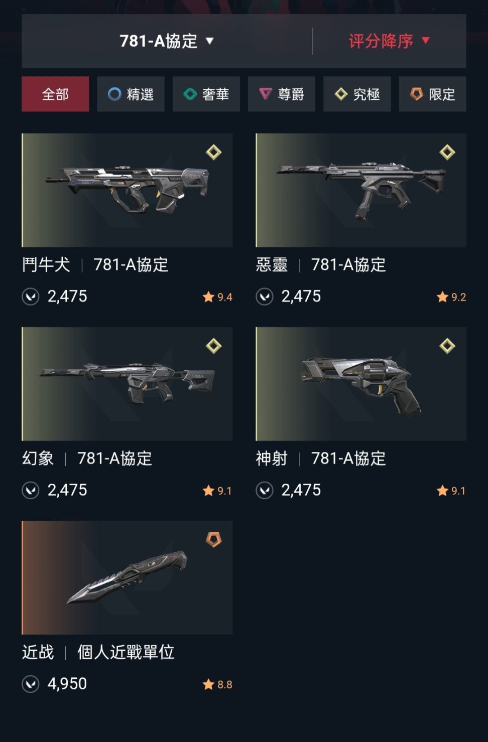《无畏契约》什么皮肤值得买？皮肤套装推荐