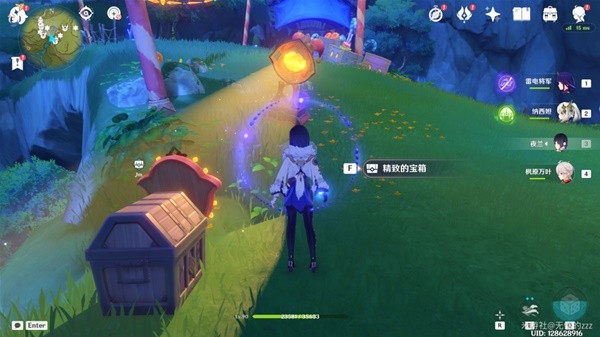《原神》隐众游园地区琦光彩灯点位分享