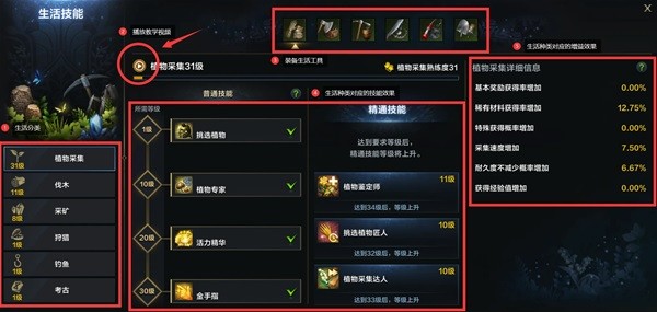 《命运方舟》生活系统解析