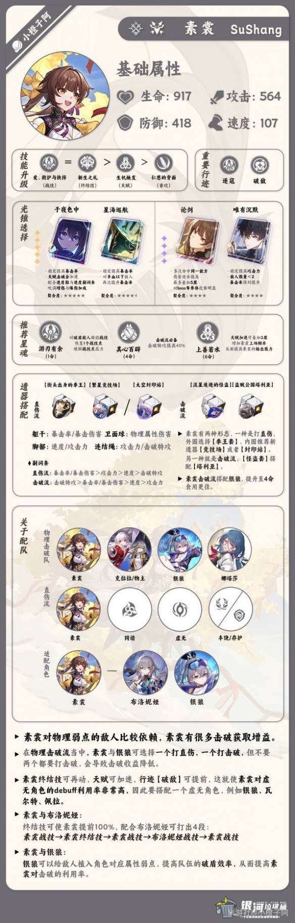 《崩坏星穹铁道》1.2版素裳培养攻略   素裳怎么培养？