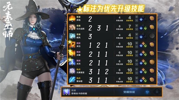 《命运方舟》循环流元素巫师介绍与加点推荐