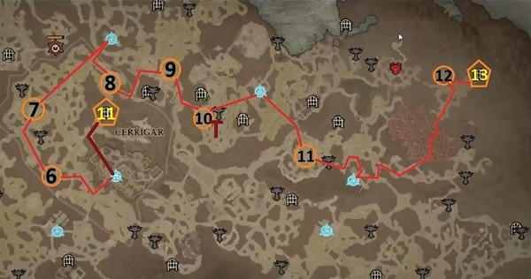 《暗黑破坏神4》第一赛季前期升级路线规划