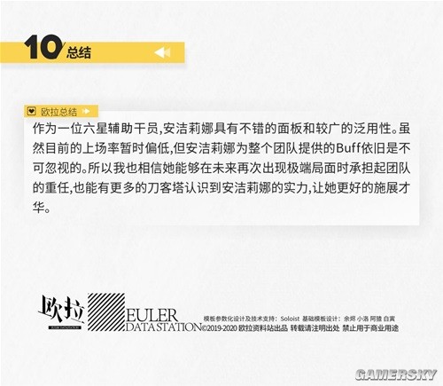 明日方舟辅助干员安洁莉娜测评 安洁莉娜值得培养吗